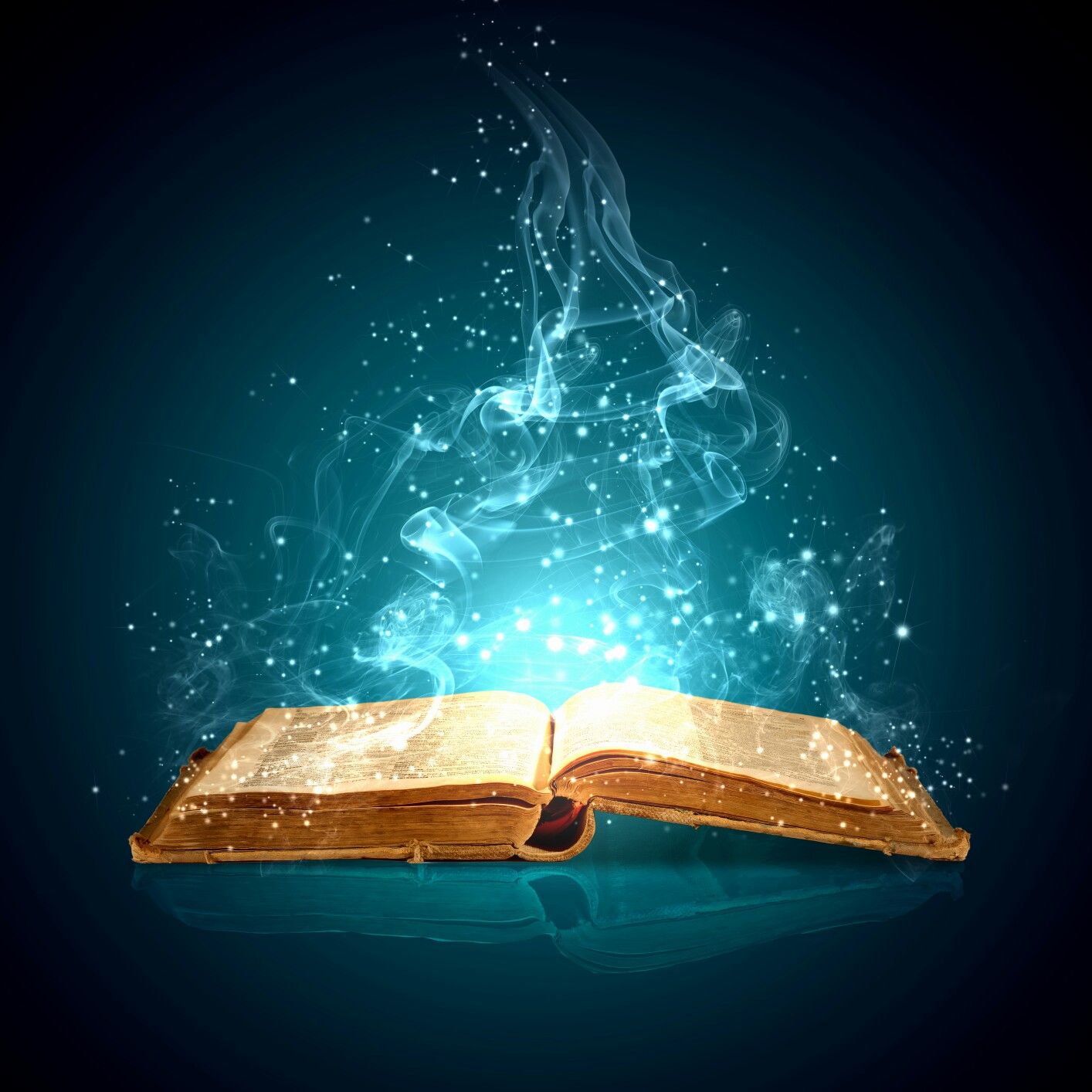 Image of an open book